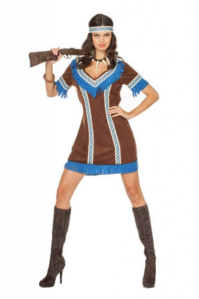 Feestbazaar Indianen jurk Tenderfoot