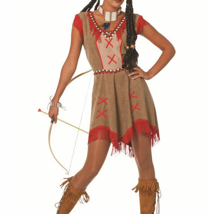 Feestbazaar Indianen jurkje Minehaha