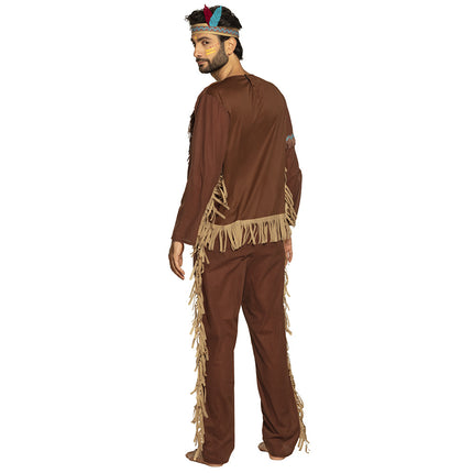 Feestbazaar Indianen Kostuum Bruine Beer Man