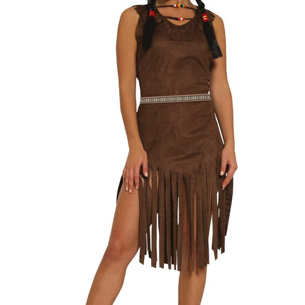 Feestbazaar Indianen Kostuum Dames Anoki