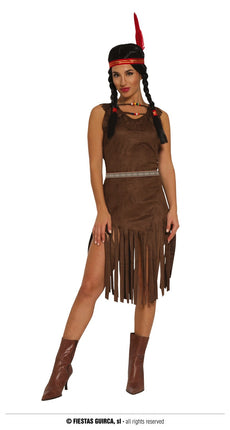 Feestbazaar Indianen Kostuum Dames Anoki