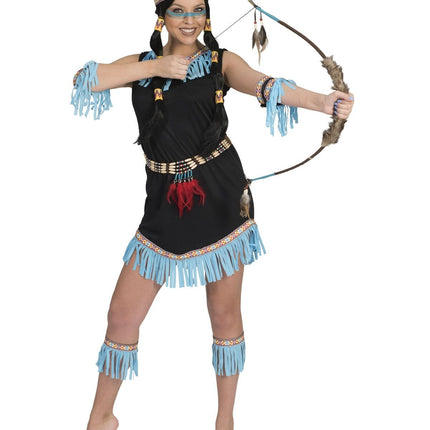 Feestbazaar Indianen Kostuum Vrouw Abey