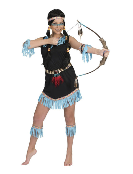 Feestbazaar Indianen Kostuum Vrouw Abey