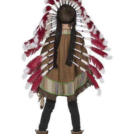 Feestbazaar Indianen Poncho Kind Mika