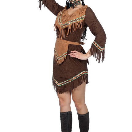 Feestbazaar Indianen vrouw kostuum dames