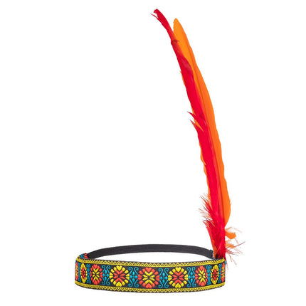 Feestbazaar Indianenset Cheyenne (Tomahawk + Hoofdband)