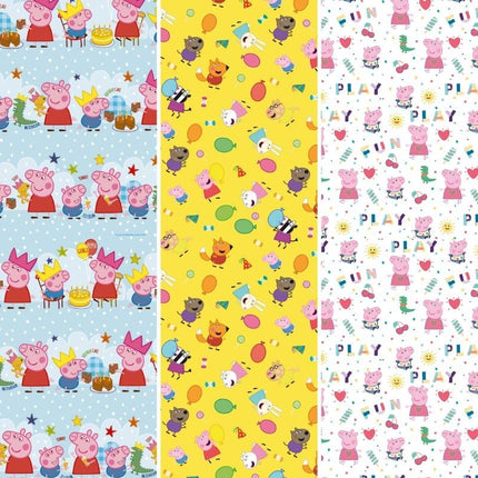 Feestbazaar Inpakpapier Peppa Pig Diverse Designs