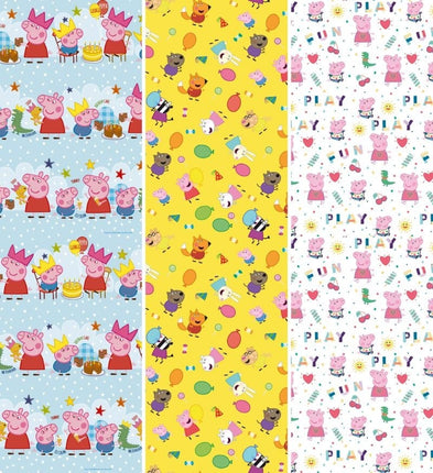 Feestbazaar Inpakpapier Peppa Pig Diverse Designs