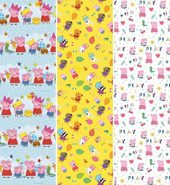 Feestbazaar Inpakpapier Peppa Pig Diverse Designs