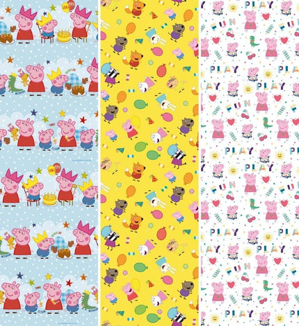 Feestbazaar Inpakpapier Peppa Pig Diverse Designs