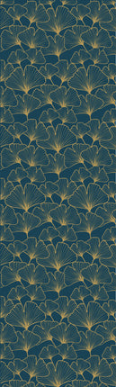 Feestbazaar Inpakpapier Waterlelies Blauw/Goud