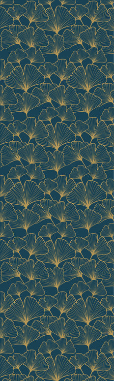 Feestbazaar Inpakpapier Waterlelies Blauw/Goud