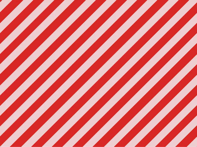 Feestbazaar Inpakpapier Zuurstok Rood/Roze (70x200cm)