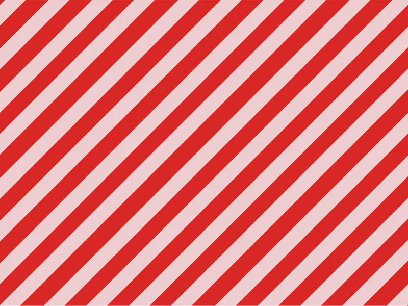 Feestbazaar Inpakpapier Zuurstok Rood/Roze (70x200cm)