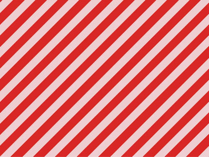 Feestbazaar Inpakpapier Zuurstok Rood/Roze (70x200cm)