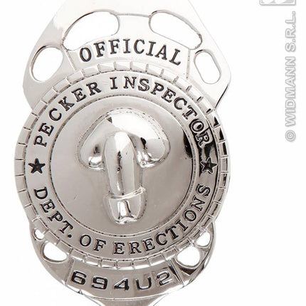 Feestbazaar Insigne Pecker inspector