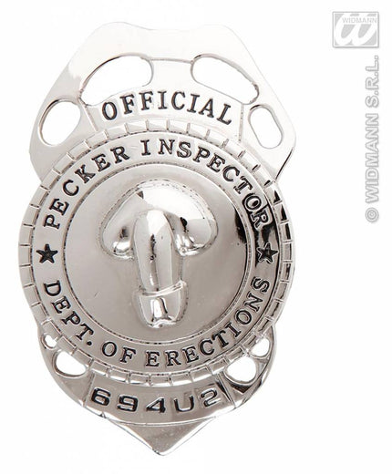 Feestbazaar Insigne Pecker inspector