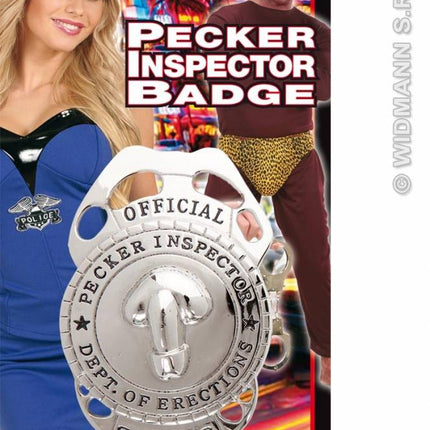 Feestbazaar Insigne Pecker inspector