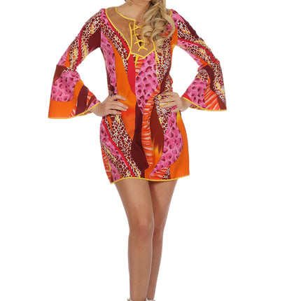 Feestbazaar Into The Groove Disco jurk Dames