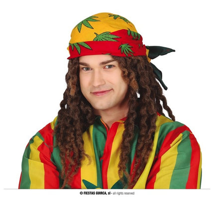 Feestbazaar Jamaicaanse Bandana Wietblad