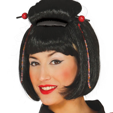 Feestbazaar Japanse Pruik Dames
