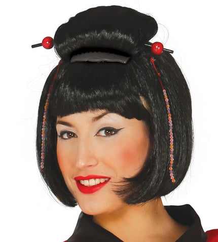 Feestbazaar Japanse Pruik Dames