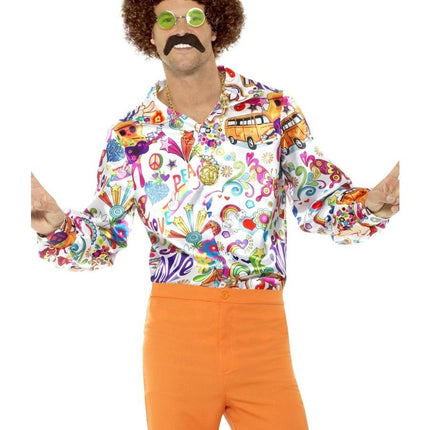 Feestbazaar Jaren 60 Hippie Blouse Groovy