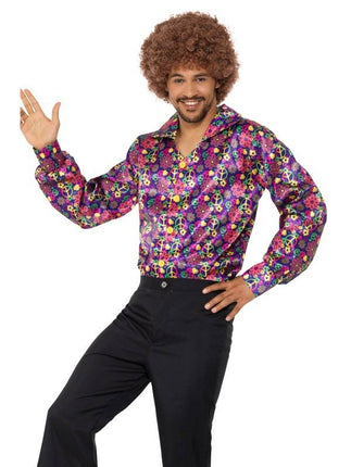 Feestbazaar Jaren 60 hippie blouse man