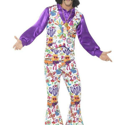 Feestbazaar Jaren 60 Hippie kostuum Groovy
