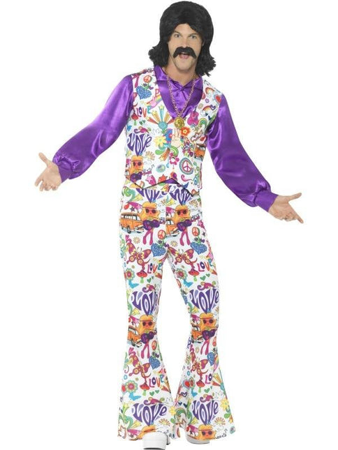 Feestbazaar Jaren 60 Hippie kostuum Groovy
