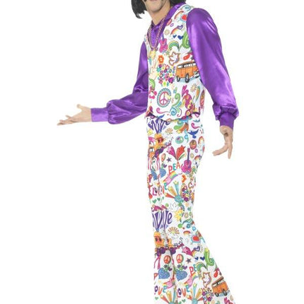 Feestbazaar Jaren 60 Hippie kostuum Groovy