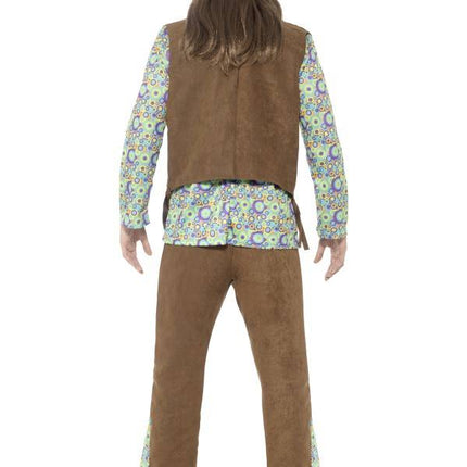 Feestbazaar Jaren 60 hippie kostuum man