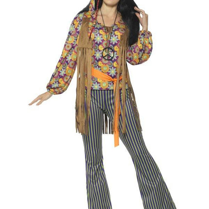 Feestbazaar Jaren 60 kostuum hippie Joy