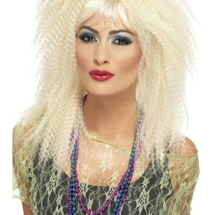 Feestbazaar Jaren 80 pruik blond