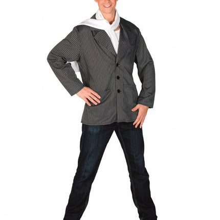 Feestbazaar Jas Boer Krijtstreep Man