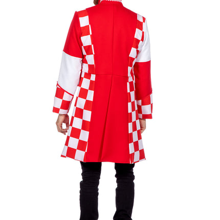 Feestbazaar Jas Brabant Heren rood/wit Premium