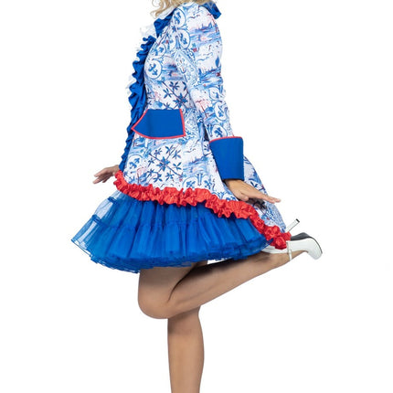 Feestbazaar Jas Holland Luxe Dames Delfs Blauw