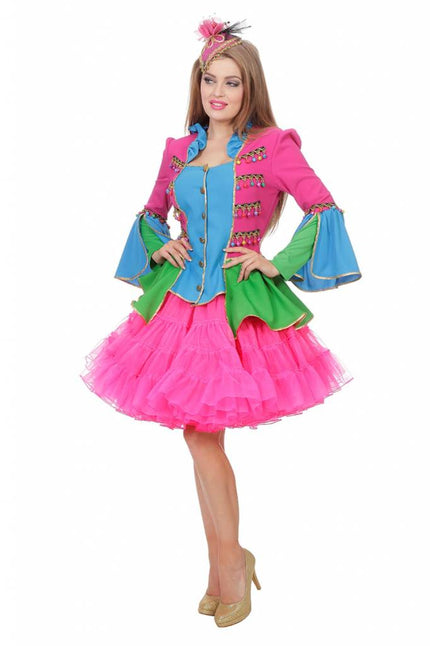 Feestbazaar Jas Met Belletjes Multikleur