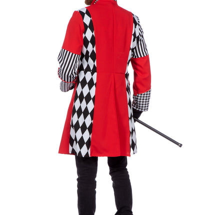 Feestbazaar Jas Ruiten rood/wit/zwart Heren Premium