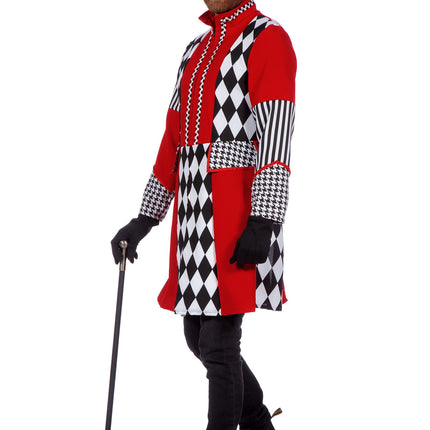 Feestbazaar Jas Ruiten rood/wit/zwart Heren Premium
