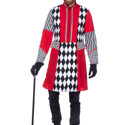 Feestbazaar Jas Ruiten rood/wit/zwart Heren Premium