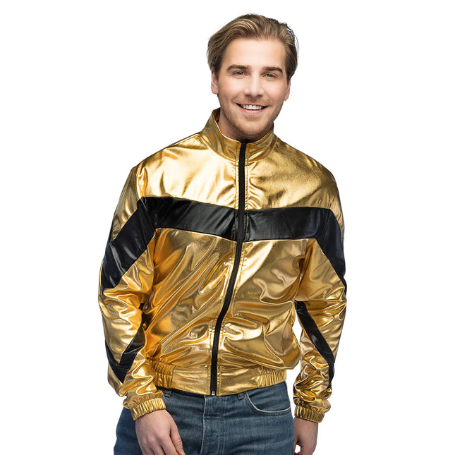 Feestbazaar Jasje Cosmic Goud Heren Retro