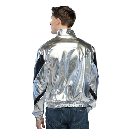 Feestbazaar Jasje Cosmic Zilver Heren Retro