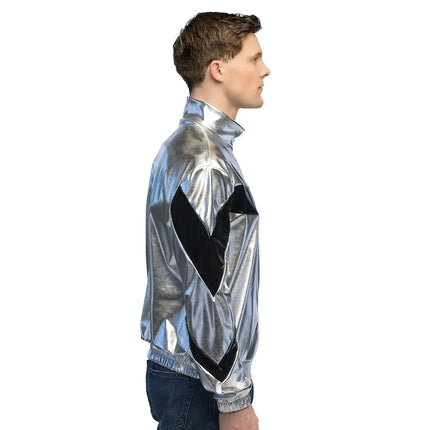 Feestbazaar Jasje Cosmic Zilver Heren Retro