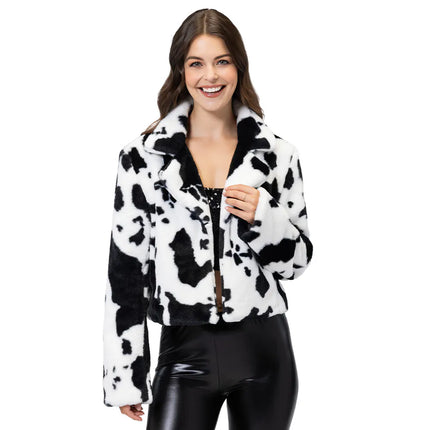 Feestbazaar Jasje Fluffy Cow Chic (M/L)