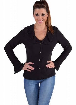 Feestbazaar Jersey blouse zwart
