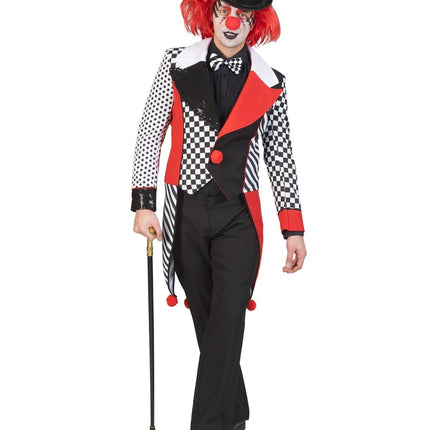 Feestbazaar Jester Harlekijn Kostuum Heren