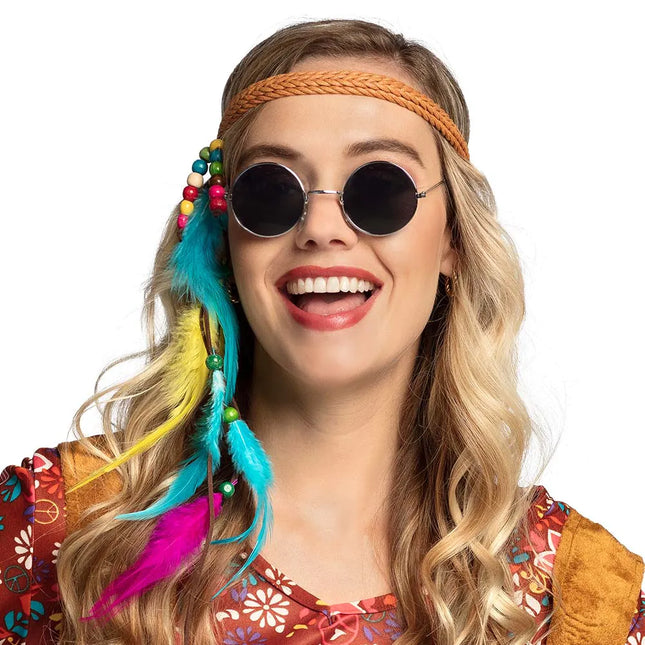 Feestbazaar John Lennon Hippie bril grijs