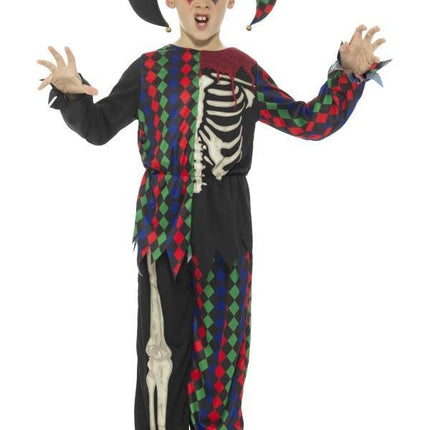 Feestbazaar Joker skelet kostuum kind