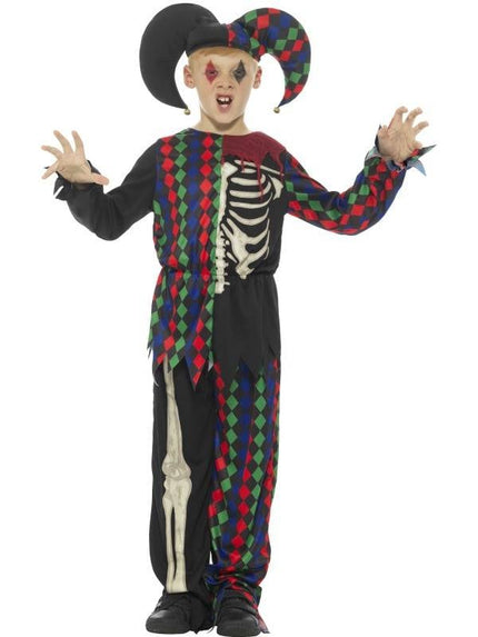 Feestbazaar Joker skelet kostuum kind